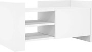 vidaXL Comodă TV, alb, 80x35x40 cm, lemn prelucrat