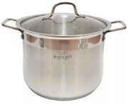 Oala cu capac sticla Bohmann BH 3425, 34 cm, 24 L, Inductie, Inox