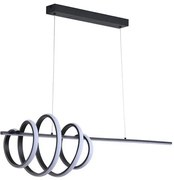 Lustra LED suspendata Sword negru