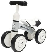 Bicicletă copii Baby Mix Bike, negru și alb