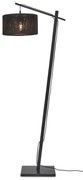 Lampa de podea eco din iuta Iguazu S 30cm, negru