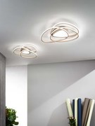 Ondaluce - Plafonieră LED dimabilă ROSE, 80W/230V, 71x76 cm, auriu