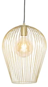 Lampă pendant de design aurie - Wire Ario