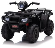 Mașină electrică Baby Mix Baby Quad, negru