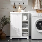 LOTUS26 - Cos de rufe Alb, 60 cm - Mobilier Baie Lotus