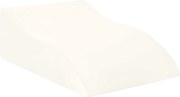 vidaXL Pillow pentru Picioare Alb 68 x 40 x 21,5 cm Spumă PU