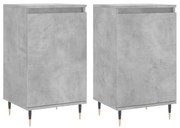 vidaXL Dulapuri, 2 buc., gri beton, 40x35x70 cm, lemn prelucrat
