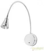 Aplica cu reader LED stil modern minimalist BEL crom 41028