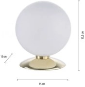 Lampă LED de masă dimabilă BUBBA 1xG9/3W/230V aurie Paul Neuhaus 4013-60
