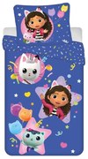 Gabby&#039;s Dollhouse set de lenjerie 140×200cm, 63×63 cm microfibră