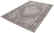 Covor oriental din bumbac PURE UNIQUE 240x160 cm model geometric, gri