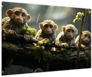 Tablou - Maimuțe (90x60 cm)