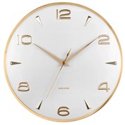 Karlsson 6017WH ceas de perete design alb,diametru  40 cm