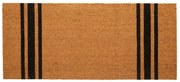Covoraș de intrare din fibre de nucă de cocos 55x125 cm Black Stripe – Premier Housewares