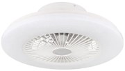 Lustra LED cu ventilator si telecomanda design modern Kello alb