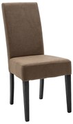 Scaun Bucatarie/Dining Digit Textil Gri Deschis Picioare Wenge
