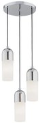 Lustra cu 3 Pendule design modern BURGOS crom