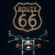 DUBLEZ | Tablou retro pentru perete - Route 66
