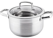 Oală din oțel inoxidabil Lamart LTSS2212 cu capacPrestige, 22 x 12,5 cm, diam. 22 cm