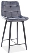Scaun de bar Chic H-2 Gri – H92 cm