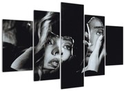 Tablou - Privind în oglindă (150x105 cm)