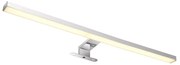 Aplica LED pentru baie design modern IP44 Jaime argintiu, opal
