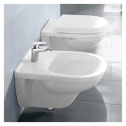 Set vas wc suspendat Villeroy&Boch O.Novo Direct Flush cu bideu suspendat si capac soft close