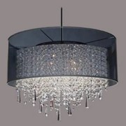 Lustra cristal Bohemia diametru 50cm L17 701/06/3, 3-K; F tube, shade (transparent), Ni