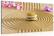 Tablou grădina japoneză cu elemente Feng Shui