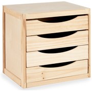 Organizator din lemn MINI, 3 sertare, 29 x 30 x 39 cm