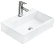 Mexen Paula chiuvetă de blat 53 x 36 cm, albă - 21935300