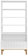 Biblioteca Toteme botanic alb/stejar H183 cm