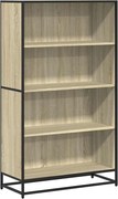 vidaXL Bibliotecă, stejar sonoma, 80,5x35x139 cm, lemn prelucrat