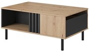 Măsuță de cafea BADIA stejar/antracit