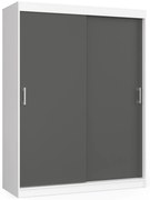 Dulap de haine Cosimo (alb + gri). 1070871