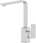 Baterie bucatarie crom lucios cu monocomanda Cersanit Yugo