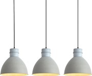 Set de 3 lămpi suspendate rustice gri - Dory
