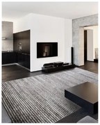 Covor Phoenix design linii maro-gri 5058-744 Selectează mărime: 120 X 170