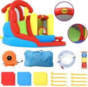 Happy Hop Castel gonflabil cu tobogan și piscină, 280x319x211 cm