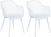 Set 2 buc scaune de sufragerie Nasza (alb). 1080359