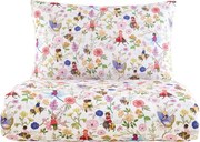 Lenjerie de pat pentru copii din bumbac pentru pat dublu cu 3 piese 200x200 cm Garden Friends – Belle & Boo