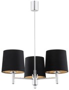 Candelabru modern design elegant BOLZANO 3L negru