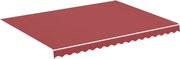 vidaXL Pânză de rezervă pentru copertină, roșu vișiniu, 4x3 m