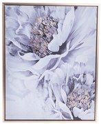 Tablou pe pânză în ramă Pivoňky - tipar auriu, 40x 2,5 x 50 cm