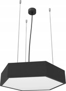 Lustră LED suspendată pe cablu, 20W/230V, neagră