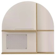 Biblioteca suspendata pentru birou colectia Louis, 90x15x90 cm