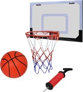 vidaXL Set coș de baschet indoor cu minge și pompă