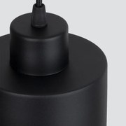 Lustră pe cablu SAVAR 1xE27/60W/230V neagră Sollux SL.1132