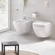 Set vas wc suspendat cu capac softclose si bideu Grohe Euro Ceramic Rimless Triple Vortex