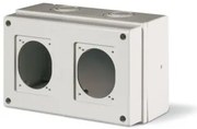 Cutie aplicata cu loc pentru 2 prize IP66 672.1301 SCAME